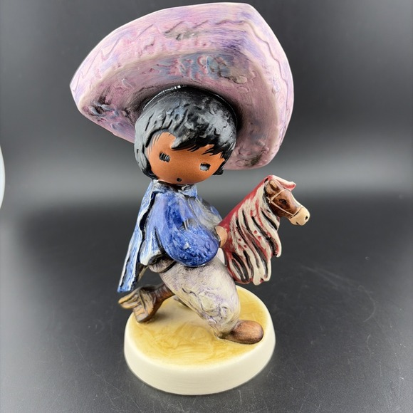 Goebel Other - Signed Goebel W Germany DeGrazia Figure 6" My First Horse 1983